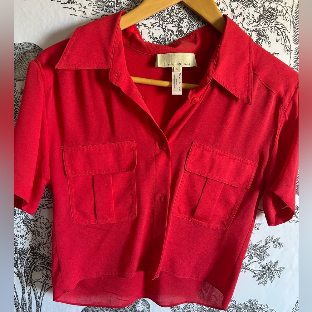 Fleur du mal blouse ❤️